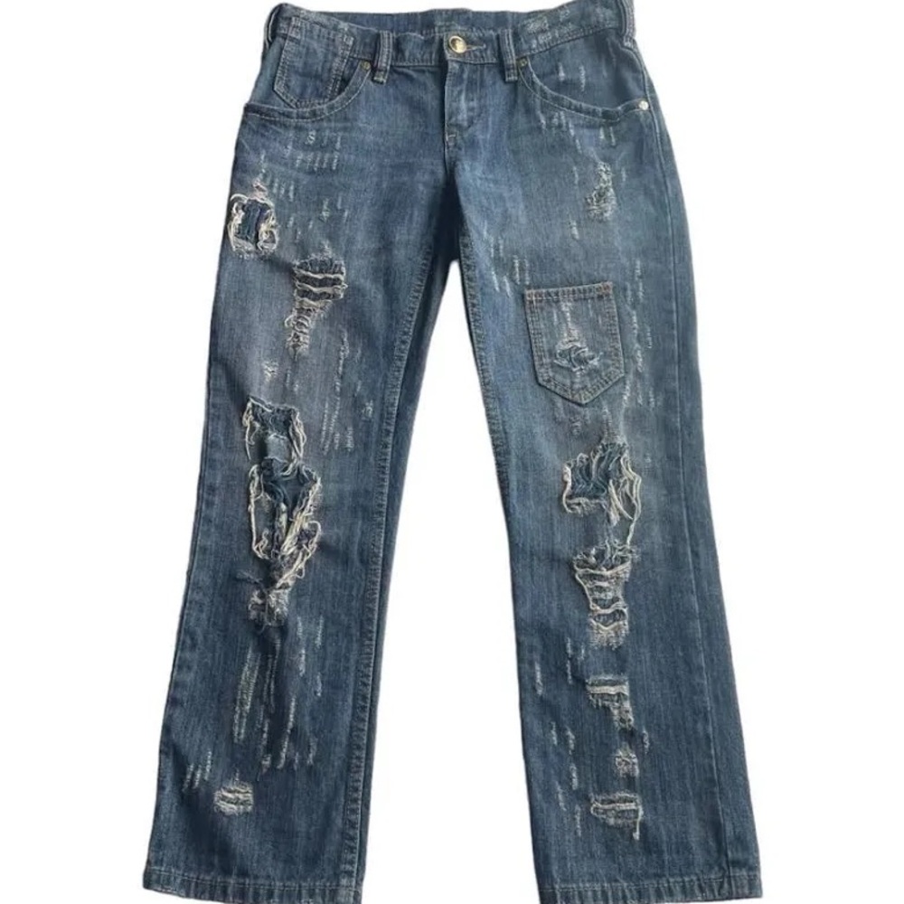 BCBGMaxAzria Women’s Gina Boyfriend Jeans
